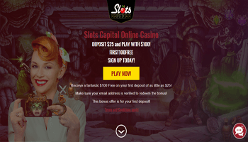 Slots Capital Casino homepage